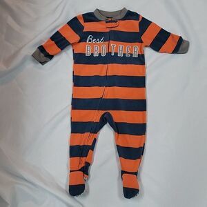 Boy's Soft Carters "Best Brother" Footed Sleeper!